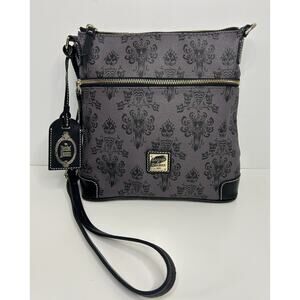 2018 Disney Parks Dooney & Bourke Haunted Mansion Wallpaper Print Crossbody Bag